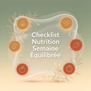 Checklist Nutrition Semaine Équilibrée