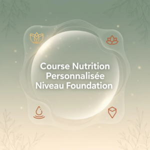 Course Nutrition Personnalisée Niveau Fondation